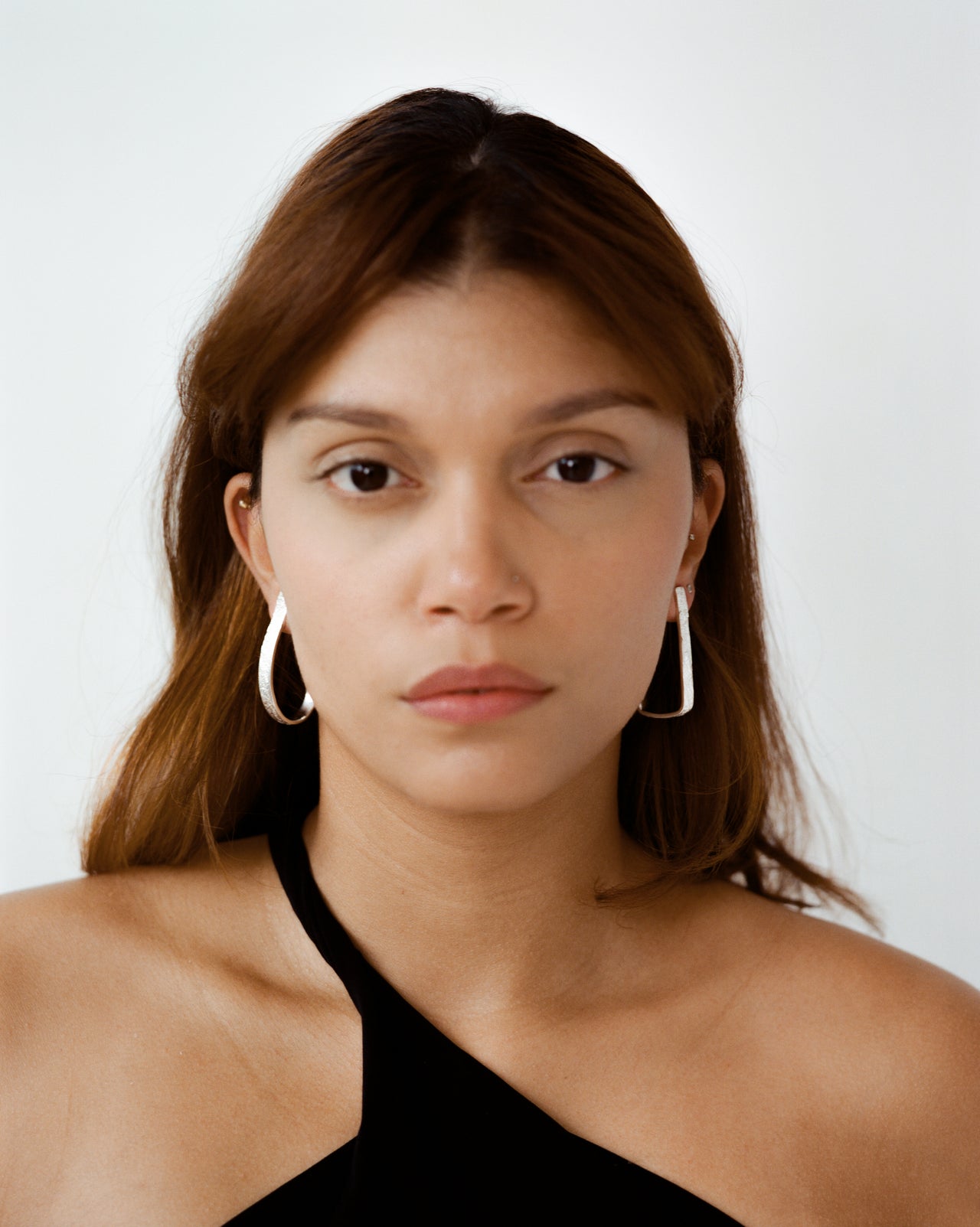 Two Shaped Earrings Sterling