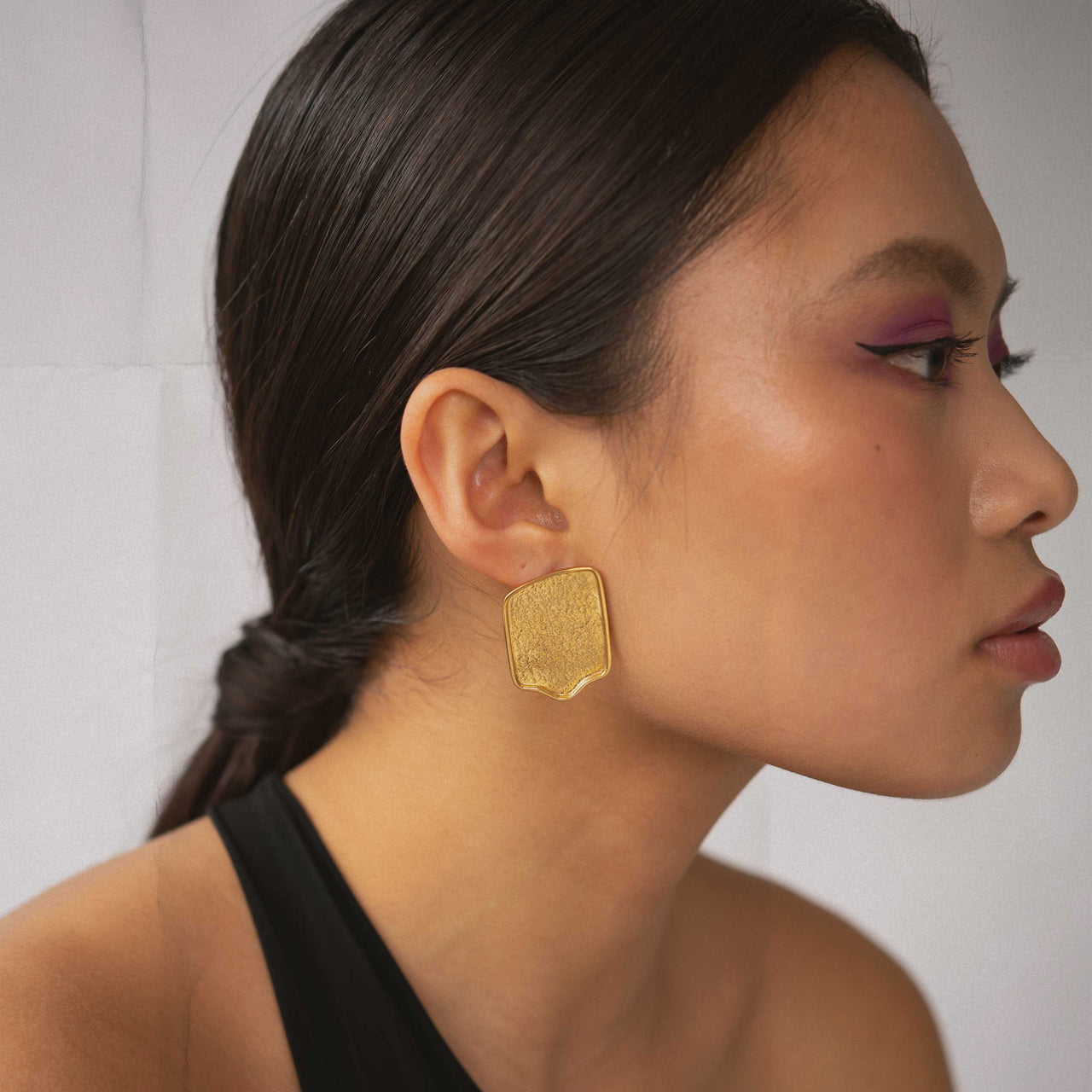 Big Link Single Earrings