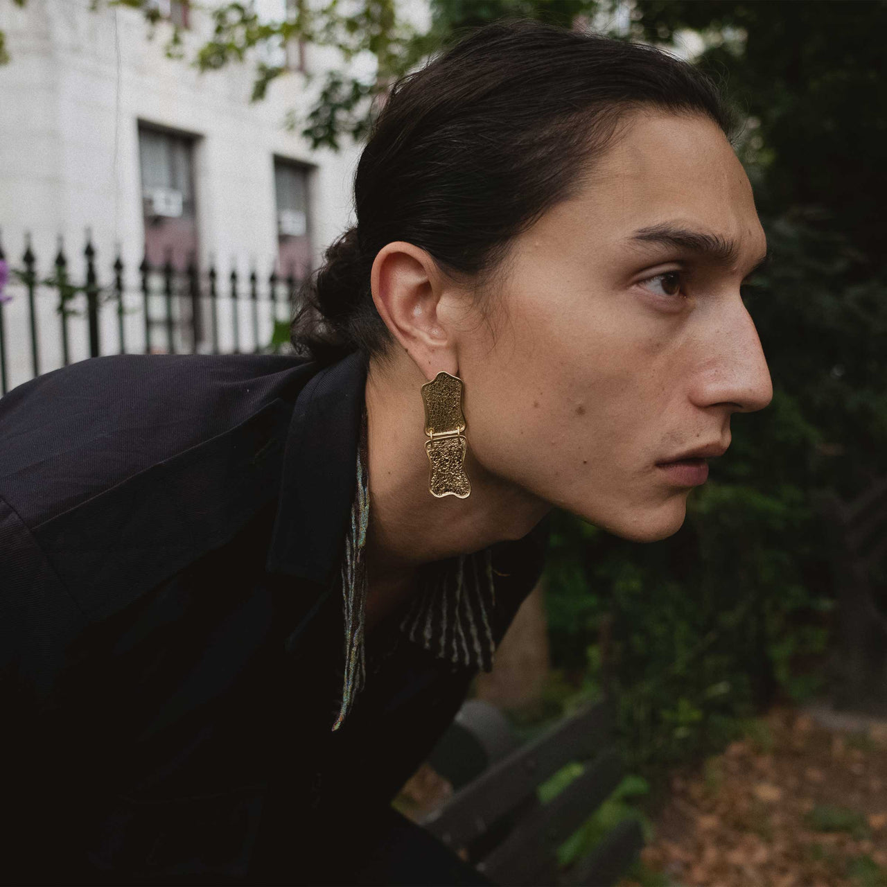Small Double Link Earrings