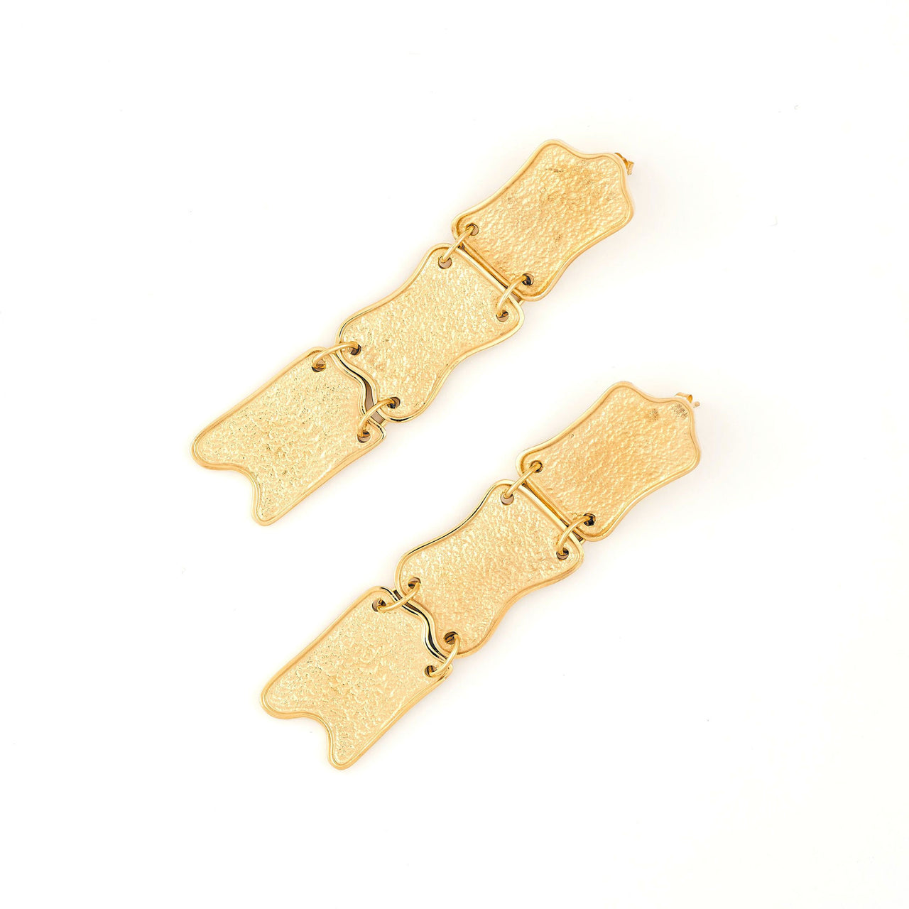 Big Link Triple Earrings
