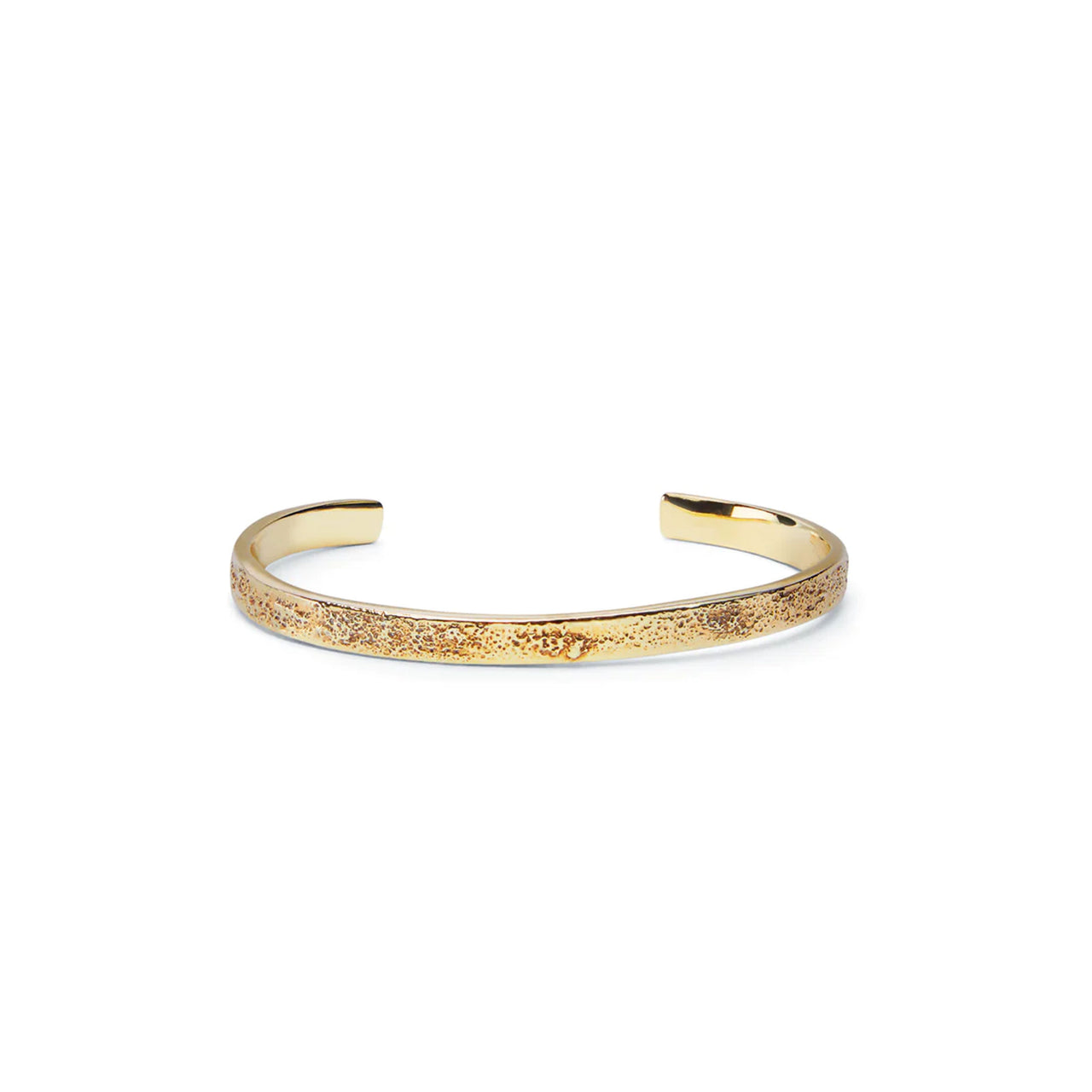 Small Burnish Bangle - Vermeil