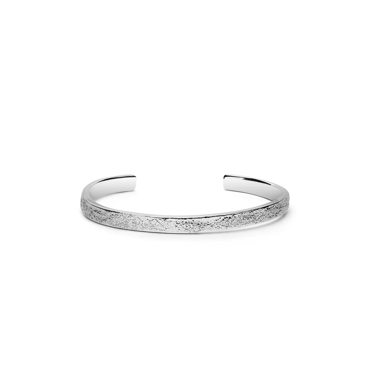 Small Burnish Bangle - Sterling