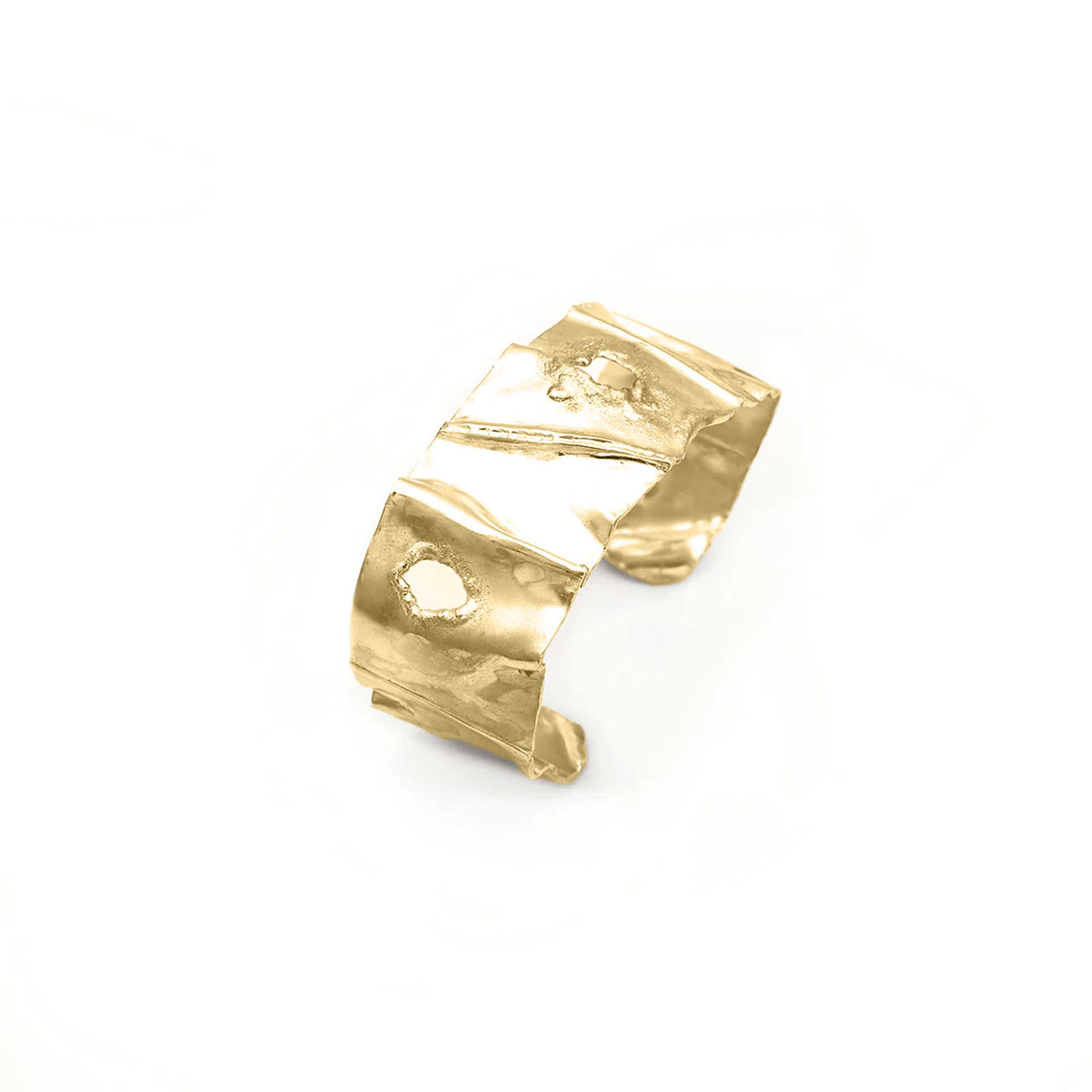 Crush and Burn Cuff -  vermeil