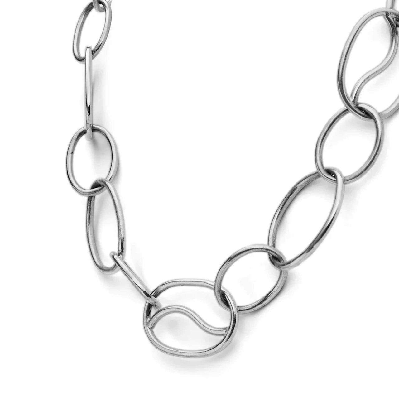 Orbit Chain Necklace - Sterling
