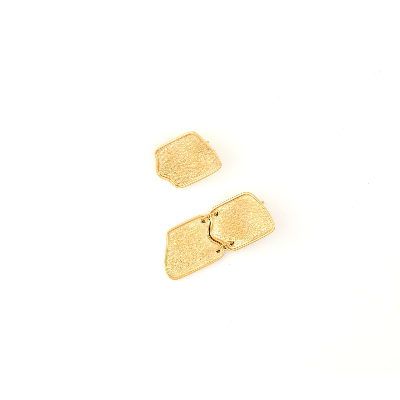 Small Link Single-Double Earrings