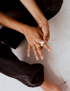 Dust Cigar Ring Vermeil