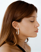 Two Shaped Earrings Sterling