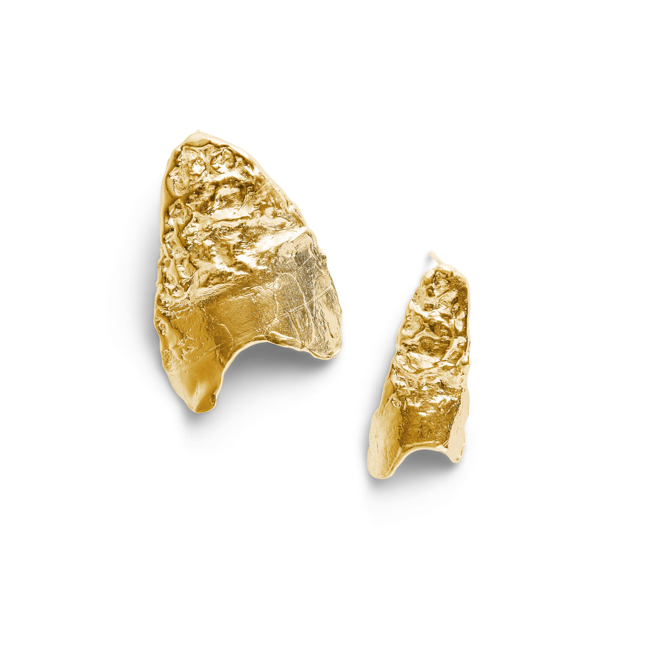 Morphing Wax Earrings Gold