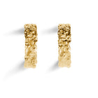 Large Tactile Hoops Gold