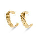 Large Tactile Hoops Gold