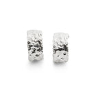 Small Tactile Hoops Sterling