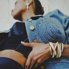 Small Burnish Bangle - Vermeil