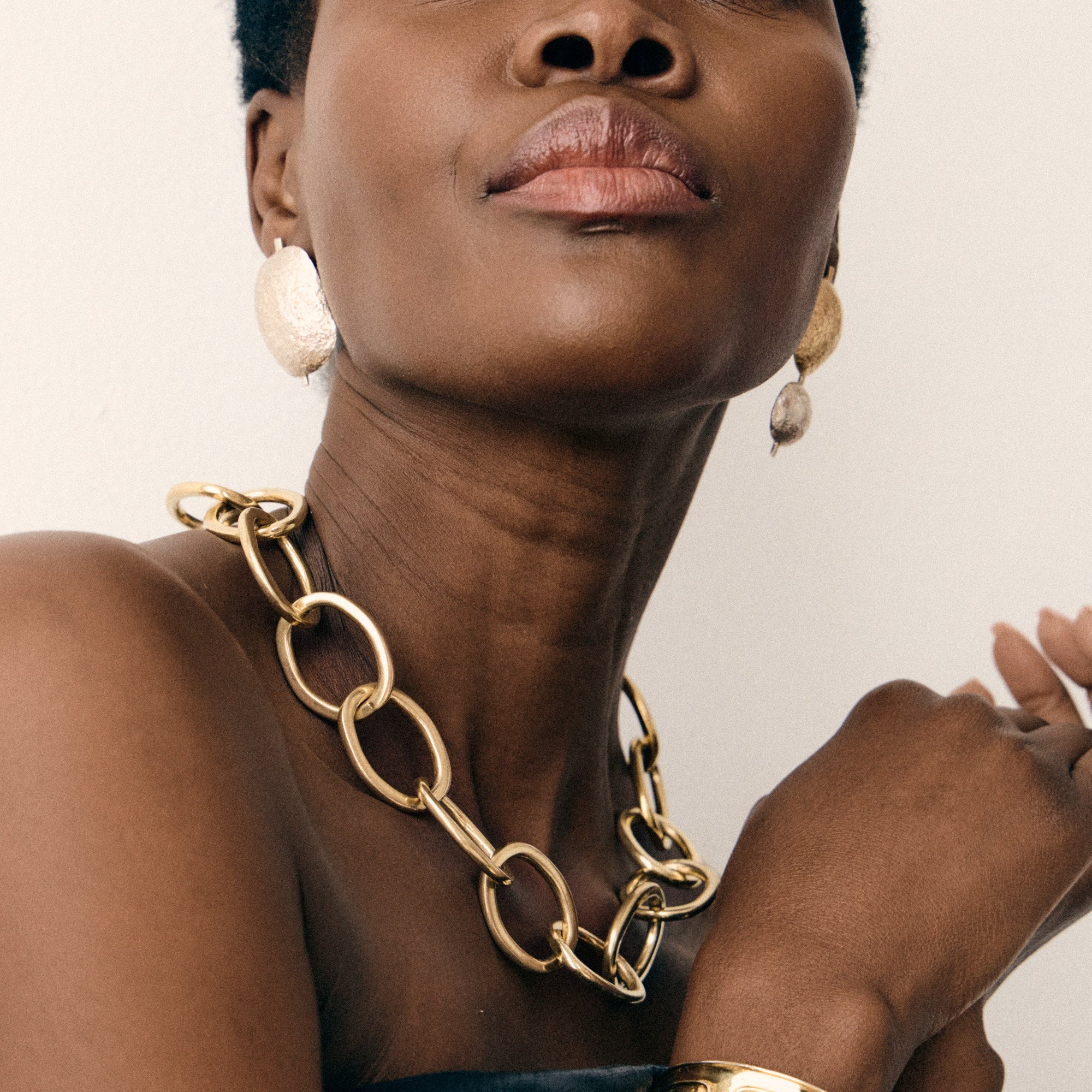 Large Nexus Chain Link Necklace - Vermeil – Elizabeth Hooper Studio