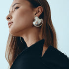 Positive Space Puzzle Earrings - Sterling