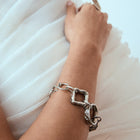 Geo Link Bracelet Sterling