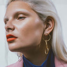 Orbit Chain Earrings - Gold