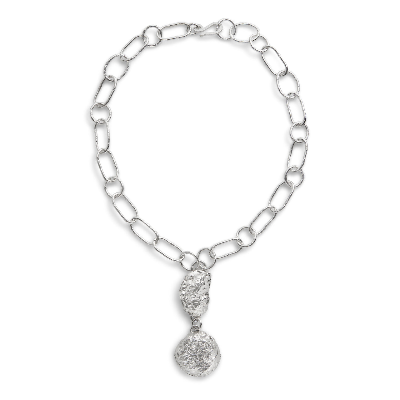 Eroded Wax Necklace Sterling