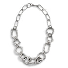 Large Geo Link Chain Silver