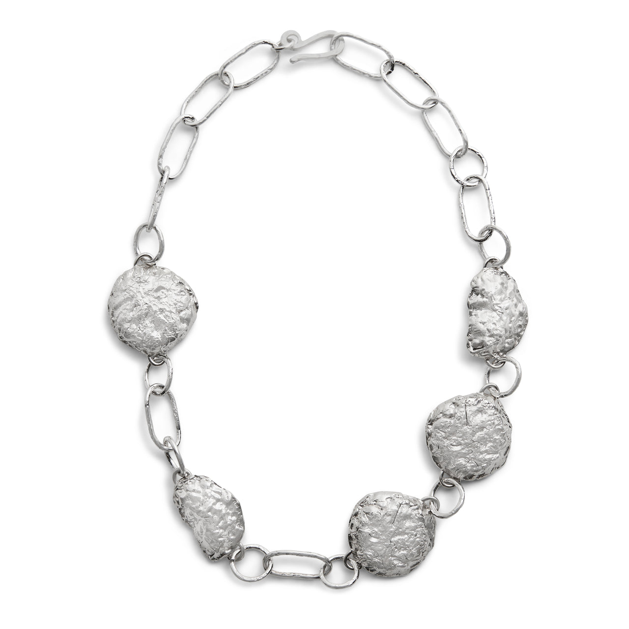 Wax Dome Necklace Sterling