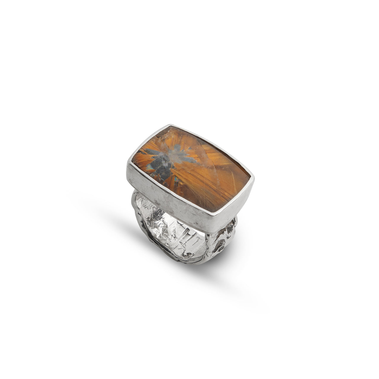 Rutile Wax Ring Sterling