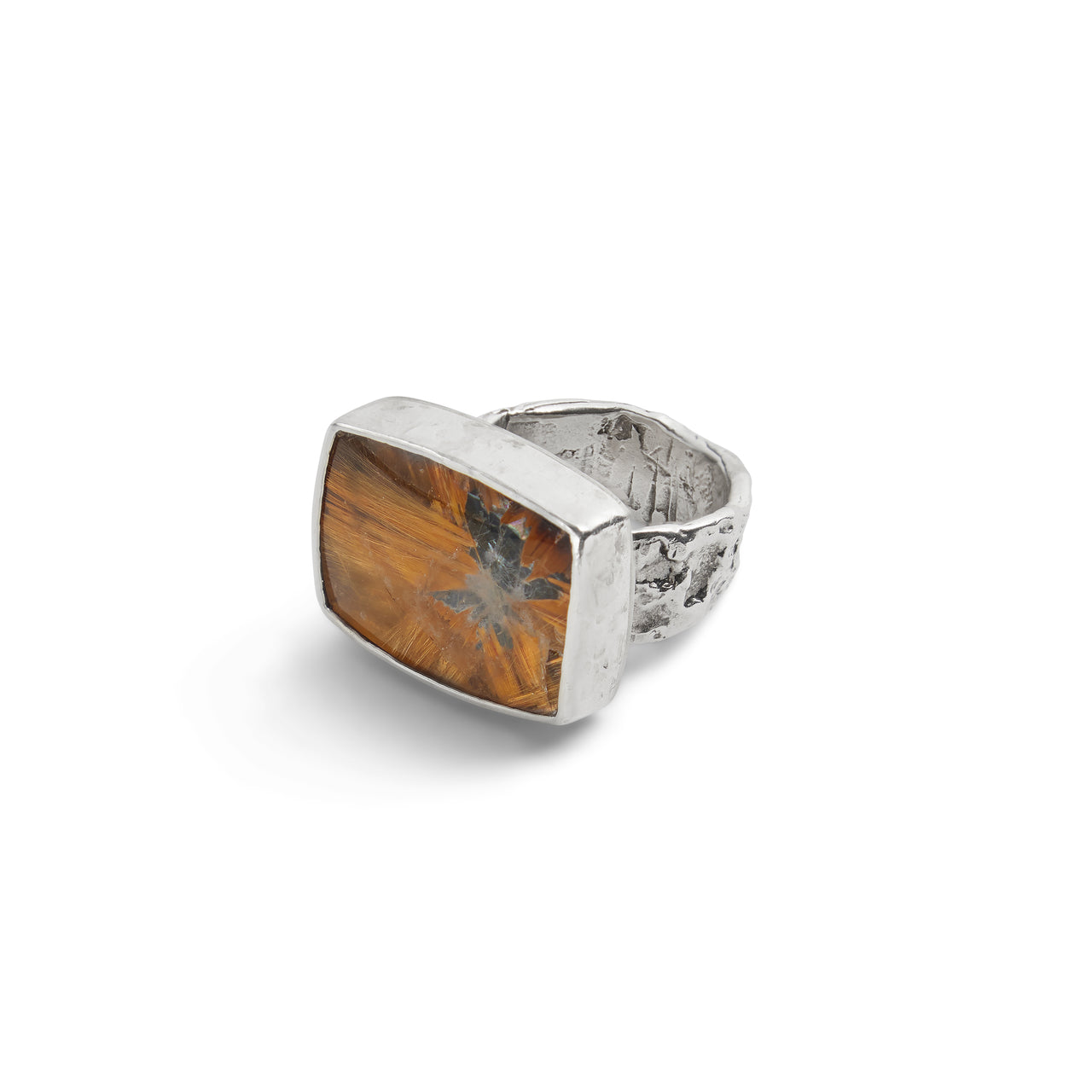 Rutile Wax Ring Sterling