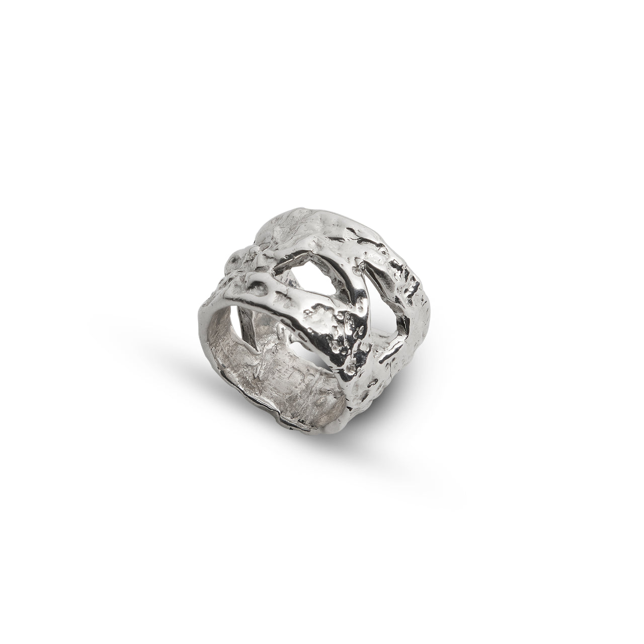 Cut Out Wax Ring Sterling