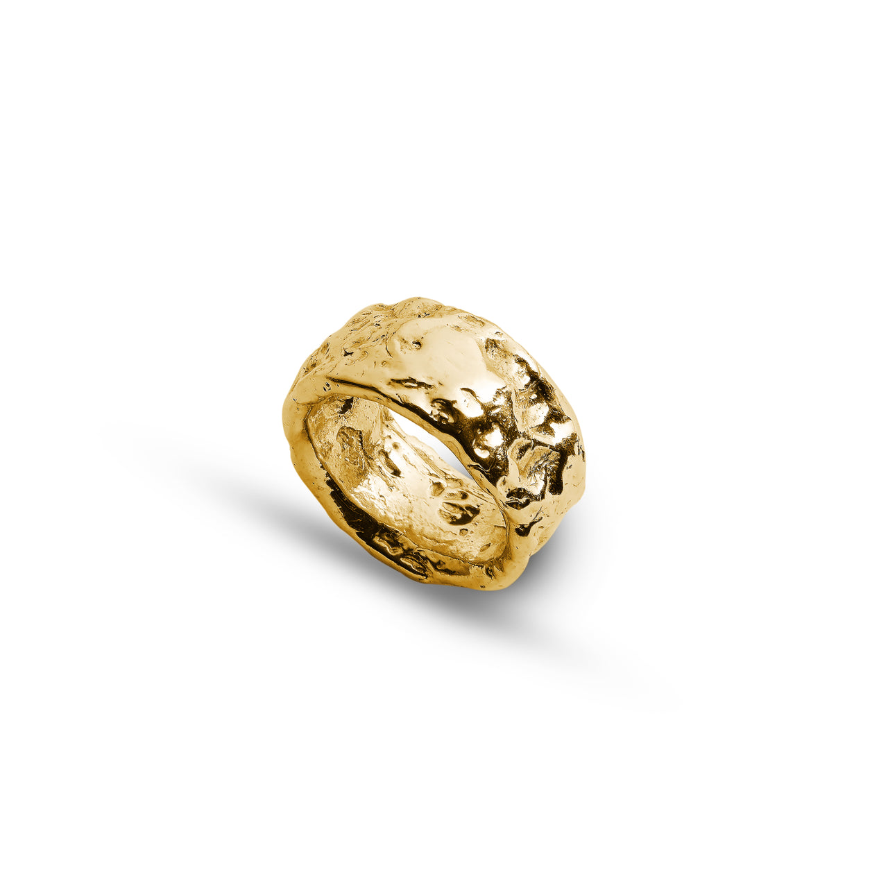 Thick Waxy Ring Gold