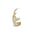 Large Petal Hoops - Gold