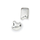 Positive Space Puzzle Earrings - Sterling