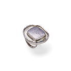 Silver Ore Pedestal Ring