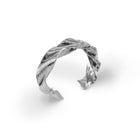 Small Ripple Cuff Sterling
