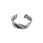 Small Ripple Cuff Sterling