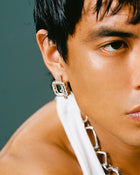 Geo Wax Earrings Gold