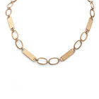 Flat Chain Necklace Gold Vermeil