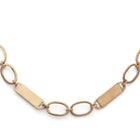 Flat Chain Necklace Gold Vermeil